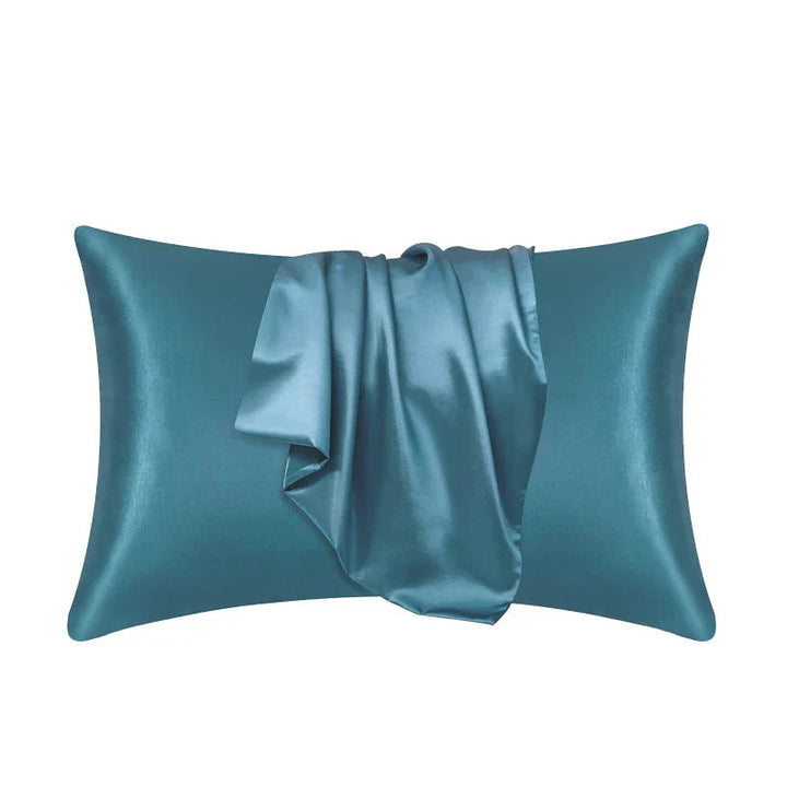 Smooth mulberry silk pillowcase prevents frizzy hair & breakage. Essential for hair health & care.