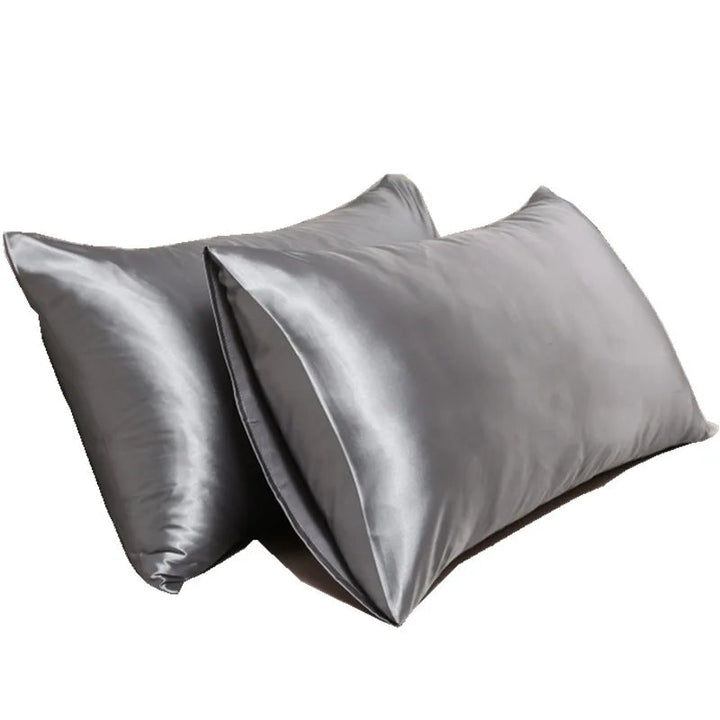 Luxury mulberry silk pillowcase, incredibly soft & smooth. Premium bedding enhances any bedroom.
