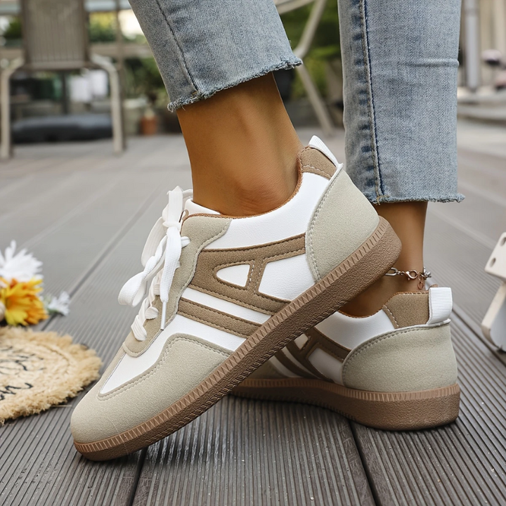 Cushioned unisex orthopaedic sneakers with arch support, perfect for walking & all-day comfort.