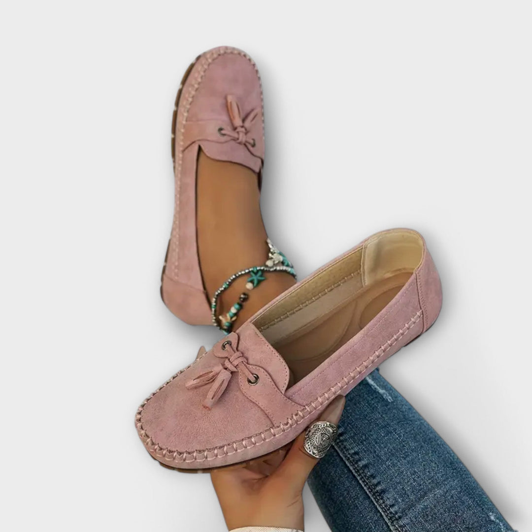Comfortable unisex orthopaedic loafers. Slip-on design provides excellent foot support for work or casual use.