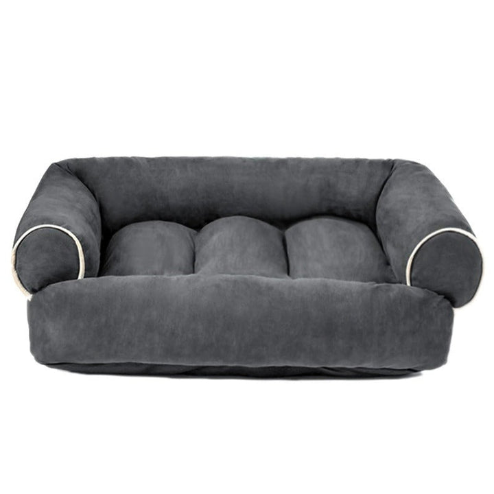 Luxurious pet sofa bed for dogs, providing orthopedic joint support & ultimate stress relief. Washable & comfy.