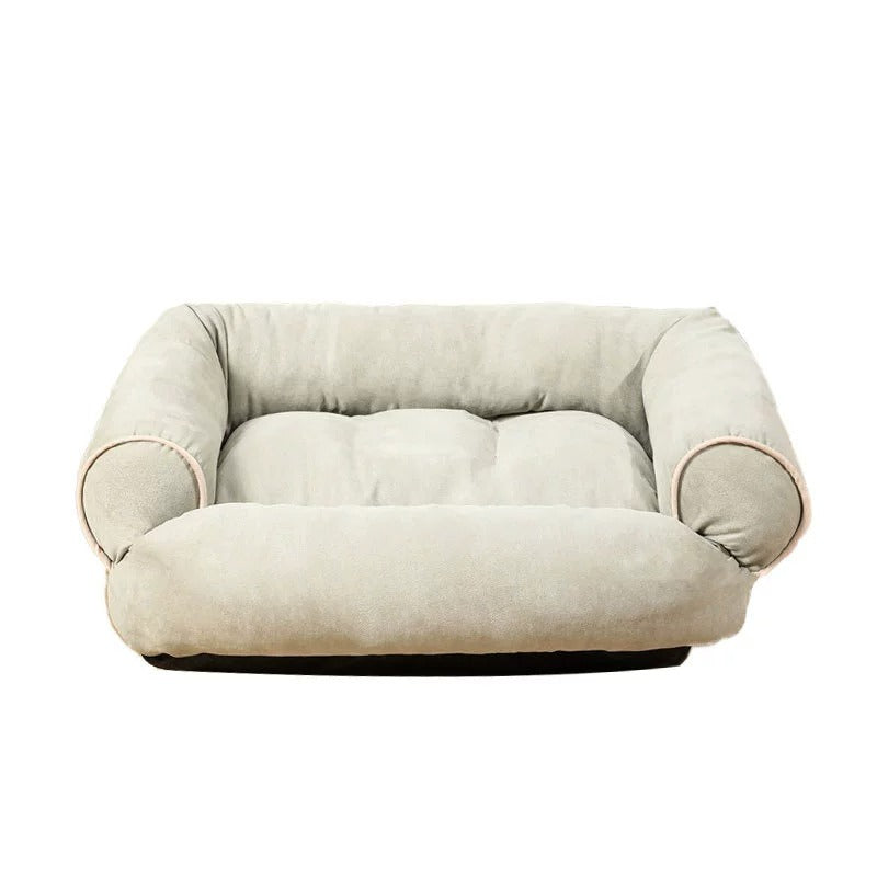 Comfortable orthopedic dog sofa bed offering excellent joint support & stress relief. Durable pet furniture.
