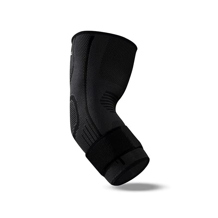 Adjustable unisex elbow compression sleeve for superior comfort & support during daily activities & sports.