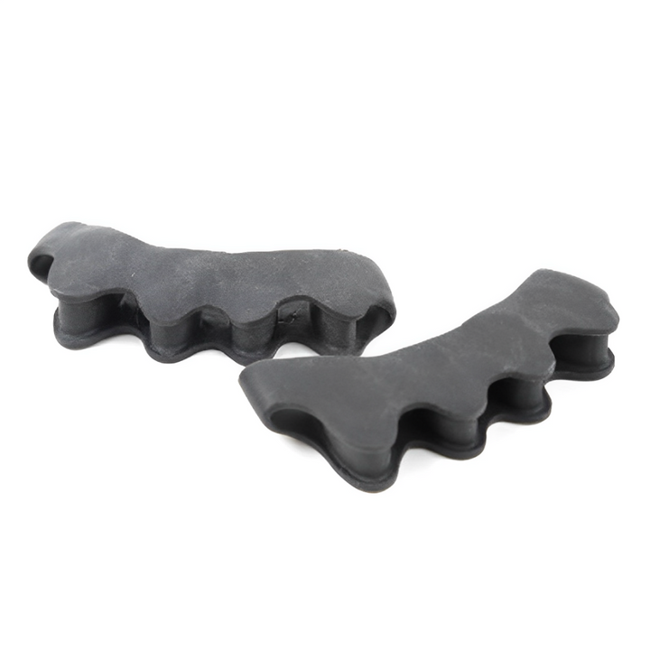 Silicone gel hammer toe splint for bunion correction & foot pain relief. Unisex ergonomic toe brace.