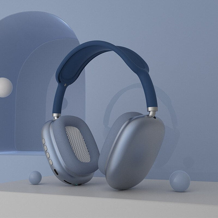 Sleek unisex wireless over-ear headphones for immersive audio, perfect for music & calls with clear sound.