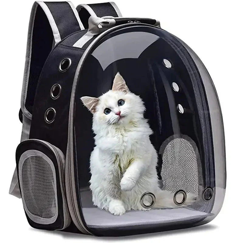 Durable pet travel bag, ideal for car use, offering a secure and cozy space.