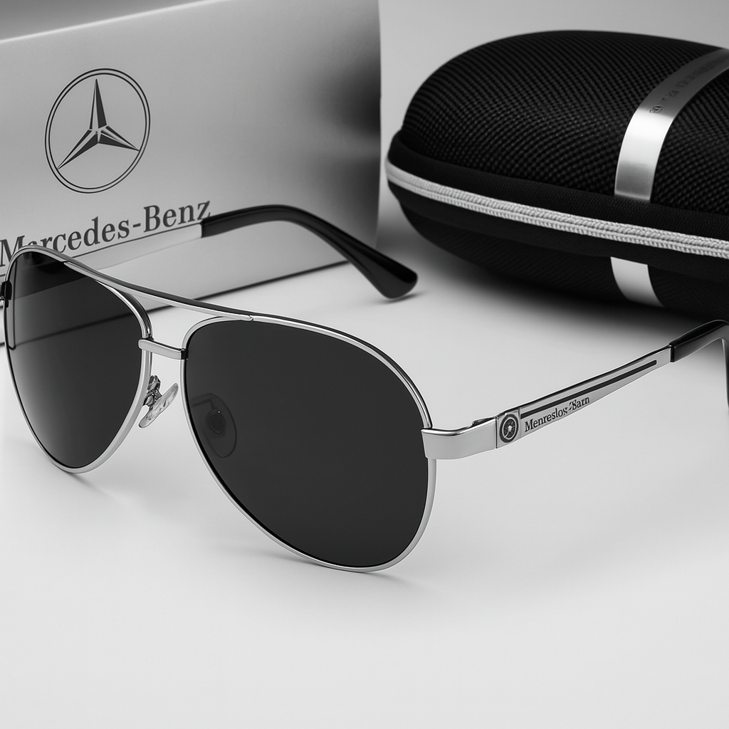 Unisex polarized driving sunglasses with anti-glare luxury style for men and women.