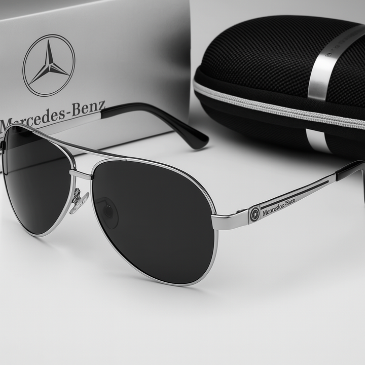 Unisex polarized driving sunglasses with anti-glare luxury style for men and women.