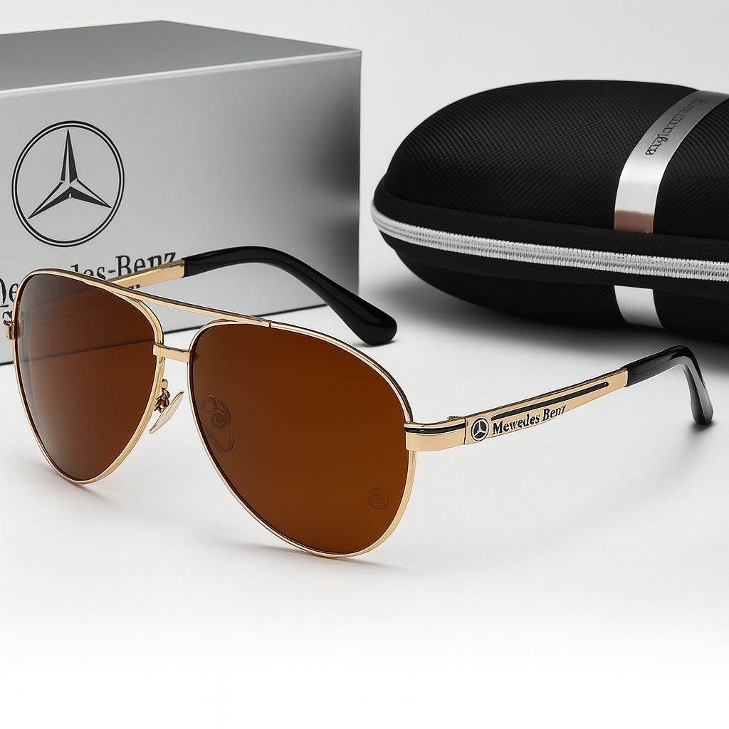 Stylish unisex polarized sunglasses, perfect for driving with anti-glare protection.