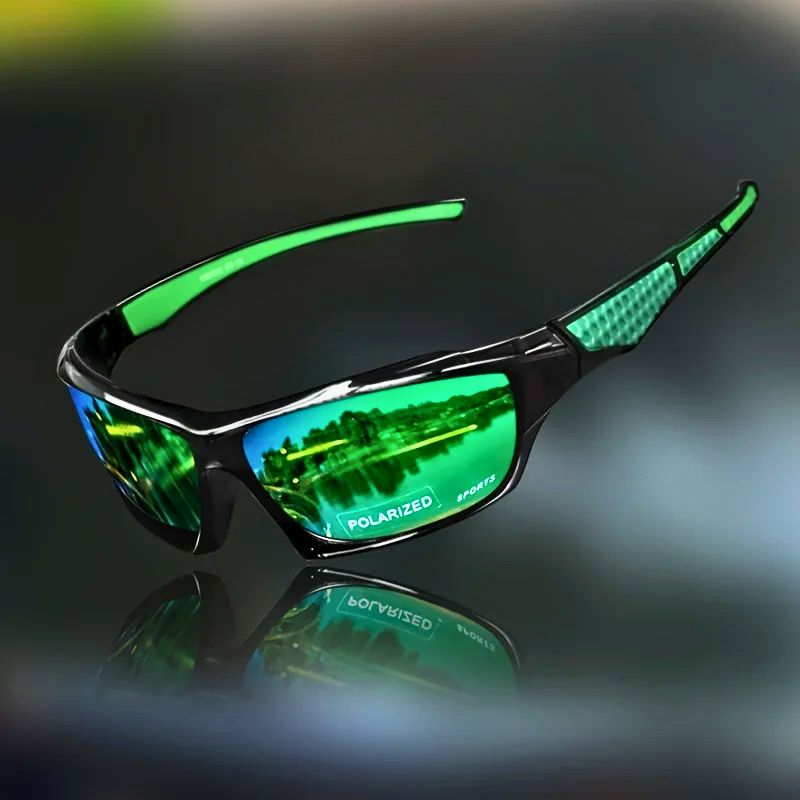 Sleek unisex polarized shield sunglasses. Modern design, anti-glare lenses, perfect fashion eyewear accessory.
