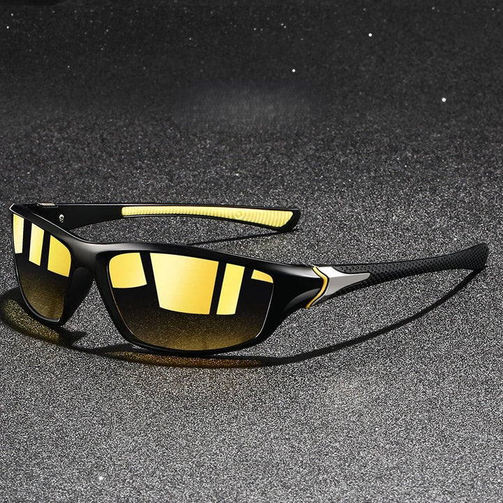 Sporty unisex polarized sunglasses for a glare-free outdoor experience.