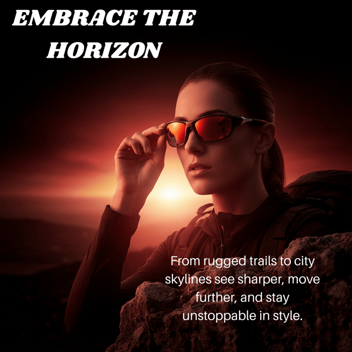 Polarized sunglasses designed for both men and women, ideal for outdoor activities.