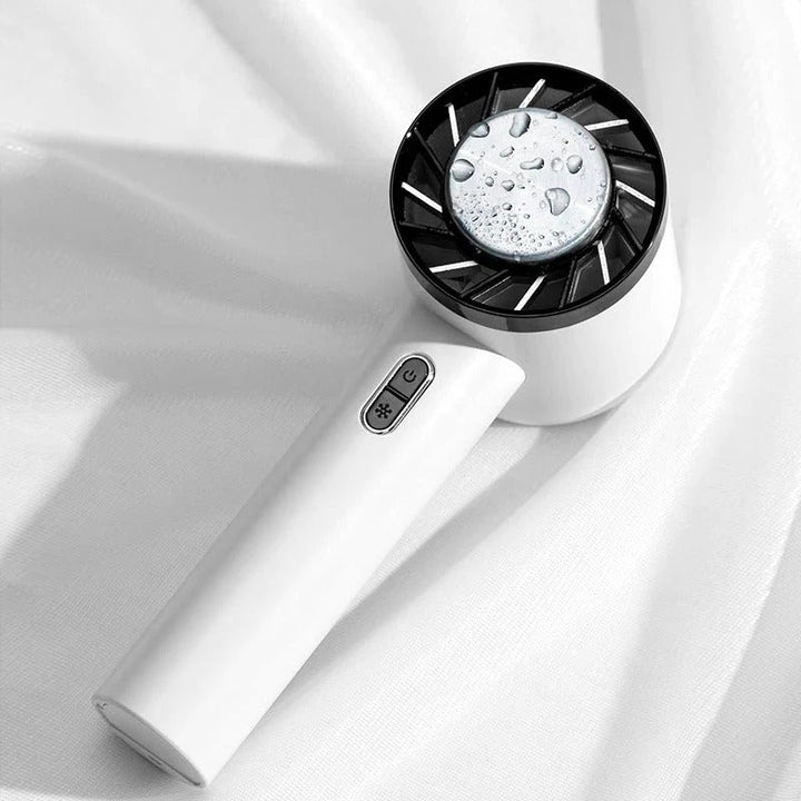 Cooling device: a small, compact & rechargeable handheld fan for ultimate portability.