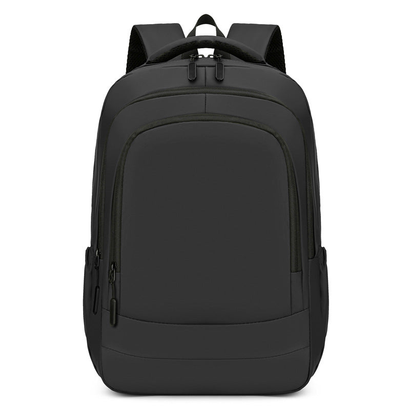 Professional unisex laptop backpack for business travel. Features padded compartment, USB charging port & water resistance.