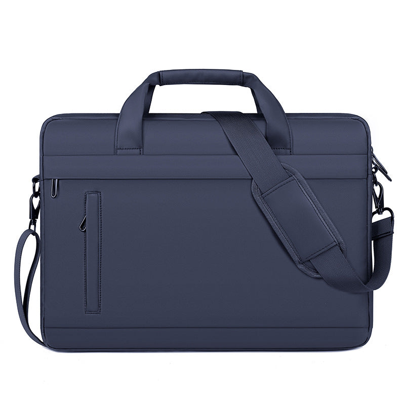 Essential professional laptop briefcase for business executives, stylish unisex work bag for travel and office.