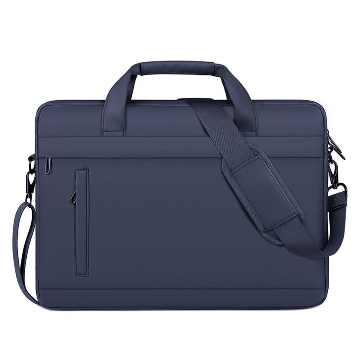 Essential professional laptop briefcase for business executives, stylish unisex work bag for travel and office.