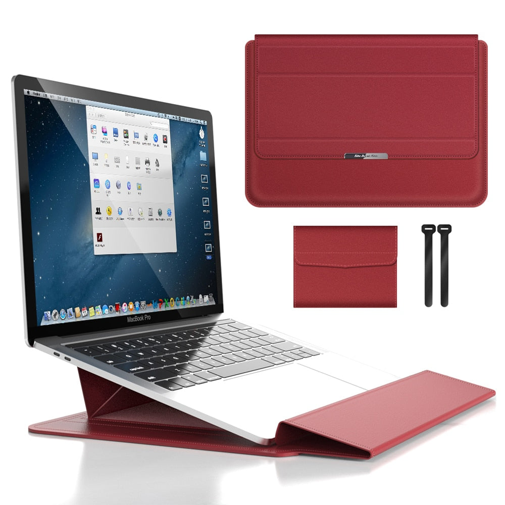 Secure & organized laptop case, waterproof, shockproof sleeve for ultimate computer protection & portability.