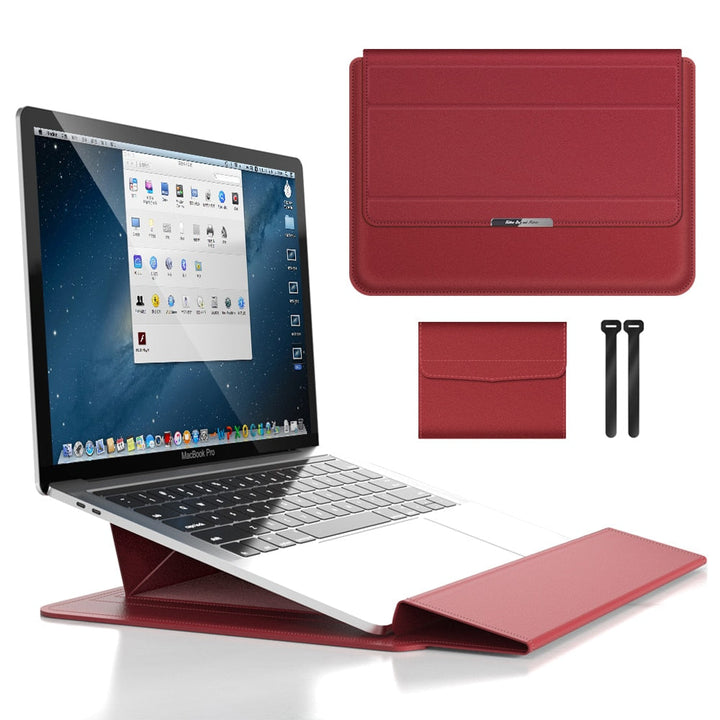 Secure & organized laptop case, waterproof, shockproof sleeve for ultimate computer protection & portability.
