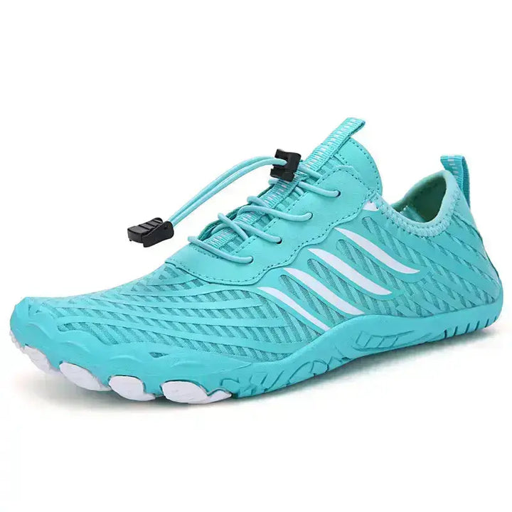 Lightweight unisex quick-lace shoes, ideal for casual strolls & everyday foot comfort.