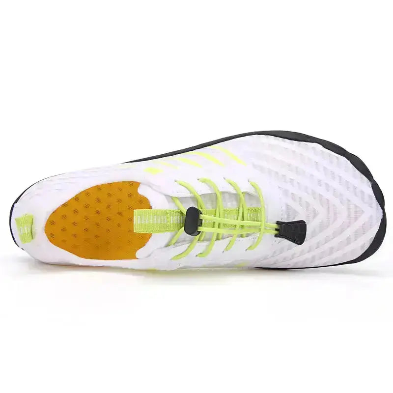 Barefoot walking shoes with quick-lace system, lightweight for ultimate foot comfort.