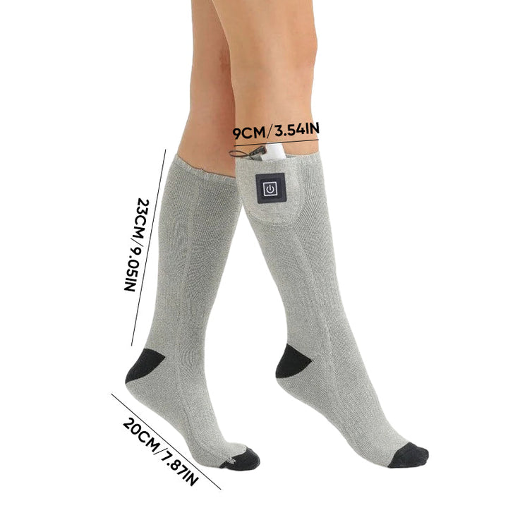 Protect feet from extreme cold with these powerful rechargeable heated winter socks.
