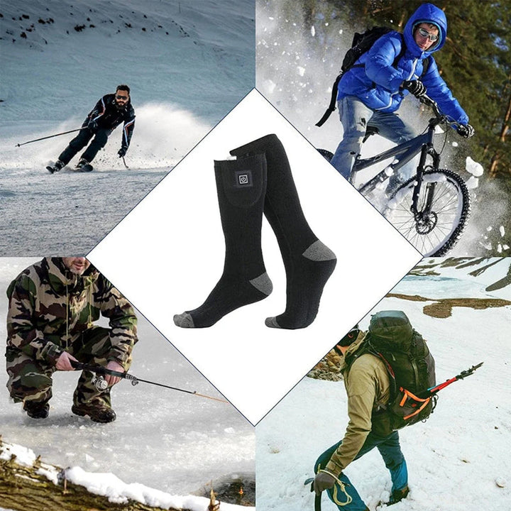 HeatWave rechargeable thermal socks offer superior warmth & foot comfort.