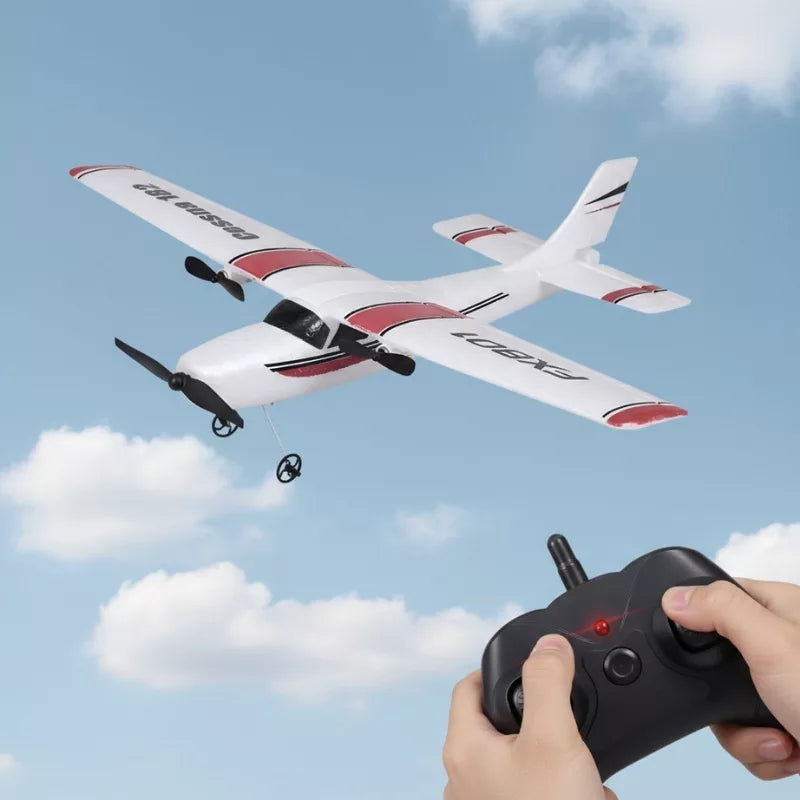 Unisex remote controlled foam RC plane for outdoor fun. Durable, beginner friendly flying toy for aerial adventure.