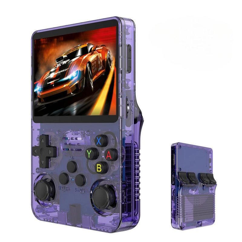 Unisex retro handheld gaming console with vibrant HD display for classic games.