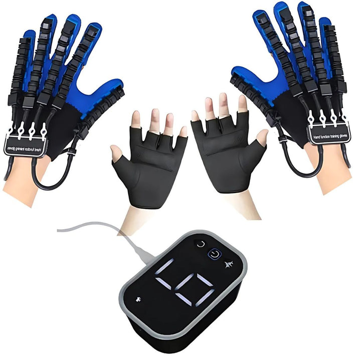 Effective robotic hand rehabilitation gloves, a key mobility aid for stroke recovery & hand strengthening.
