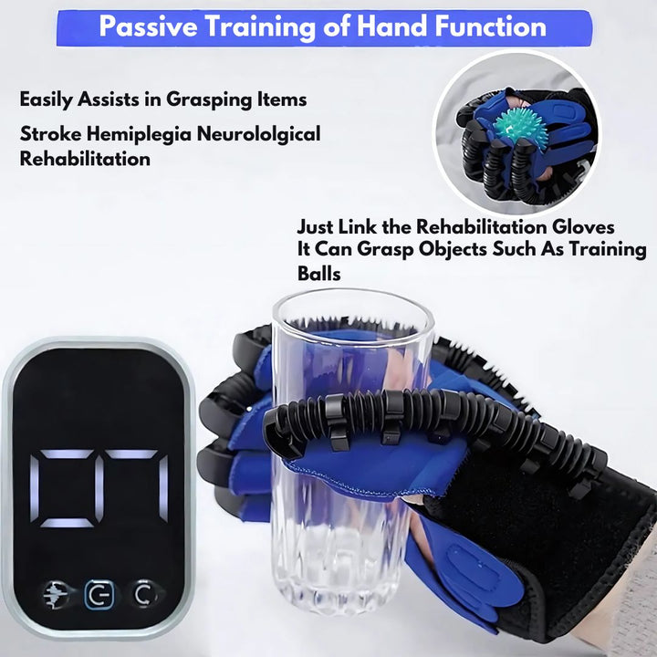 Innovative robotic hand rehabilitation gloves, a recovery tool for stroke patients' physical therapy.