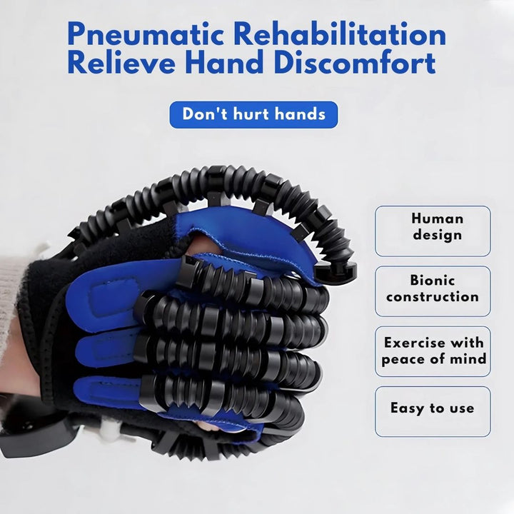 Advanced robotic hand rehabilitation gloves for comprehensive physical therapy and post-stroke recovery.