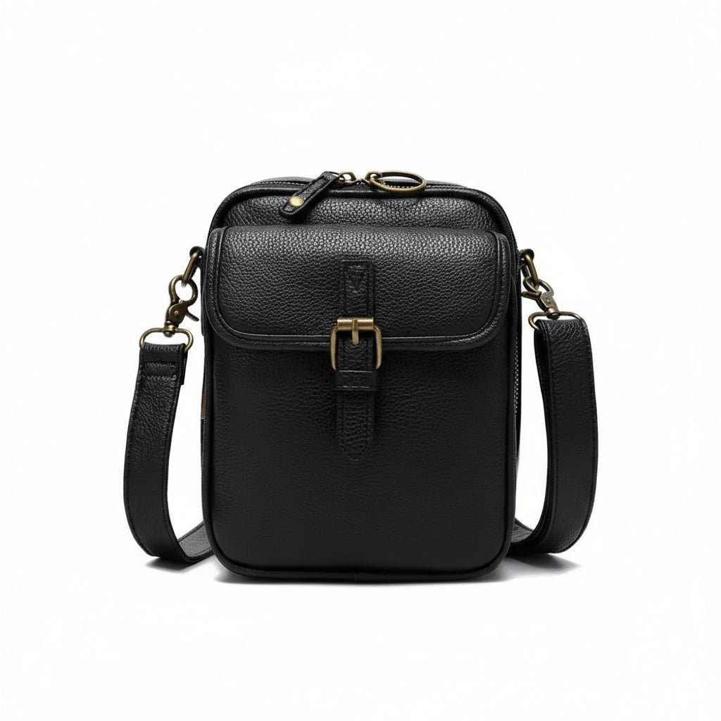 Secure anti-theft bag with organized compartments & an adjustable strap for daily convenience.