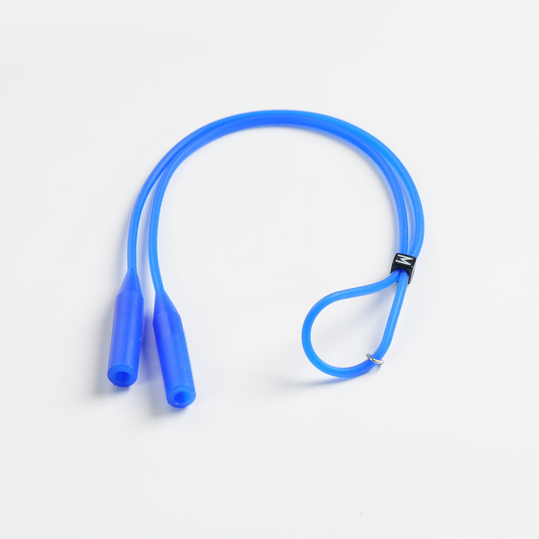 Soft silicone eyewear strap, comfortable and durable anti-slip glasses holder.