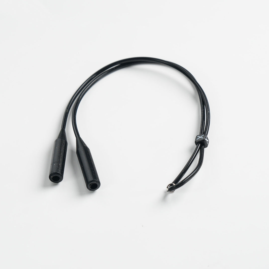 Lightweight silicone glasses strap, comfortable and flexible eyewear accessory.