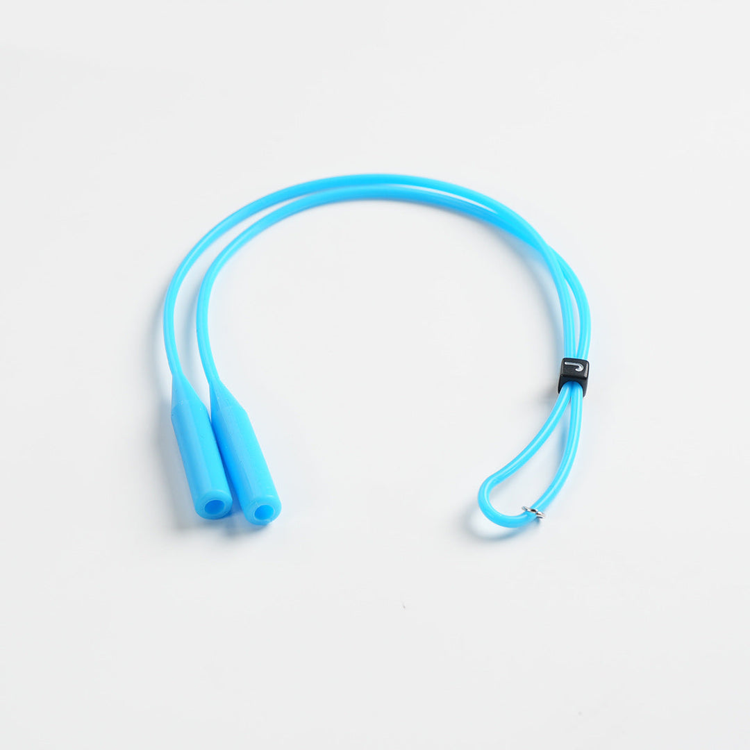 Secure silicone glasses strap, prevents eyewear from falling off during movement.