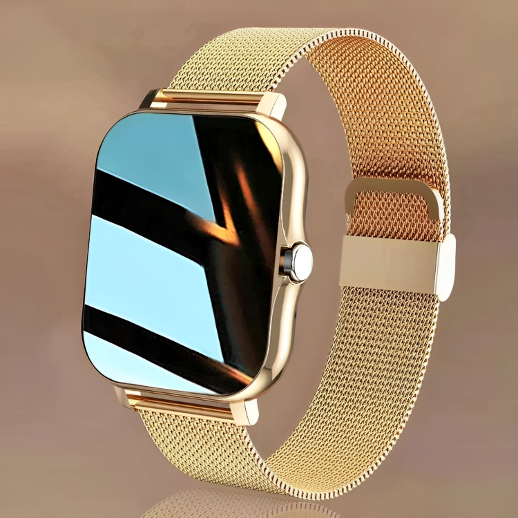 Unisex smart watch with Bluetooth calling, fitness tracker, and health monitoring features.