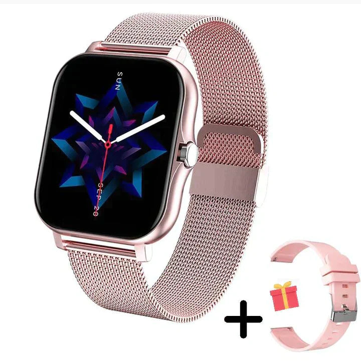 New3 unisex smart watch displaying fitness data and offering seamless Bluetooth calling.