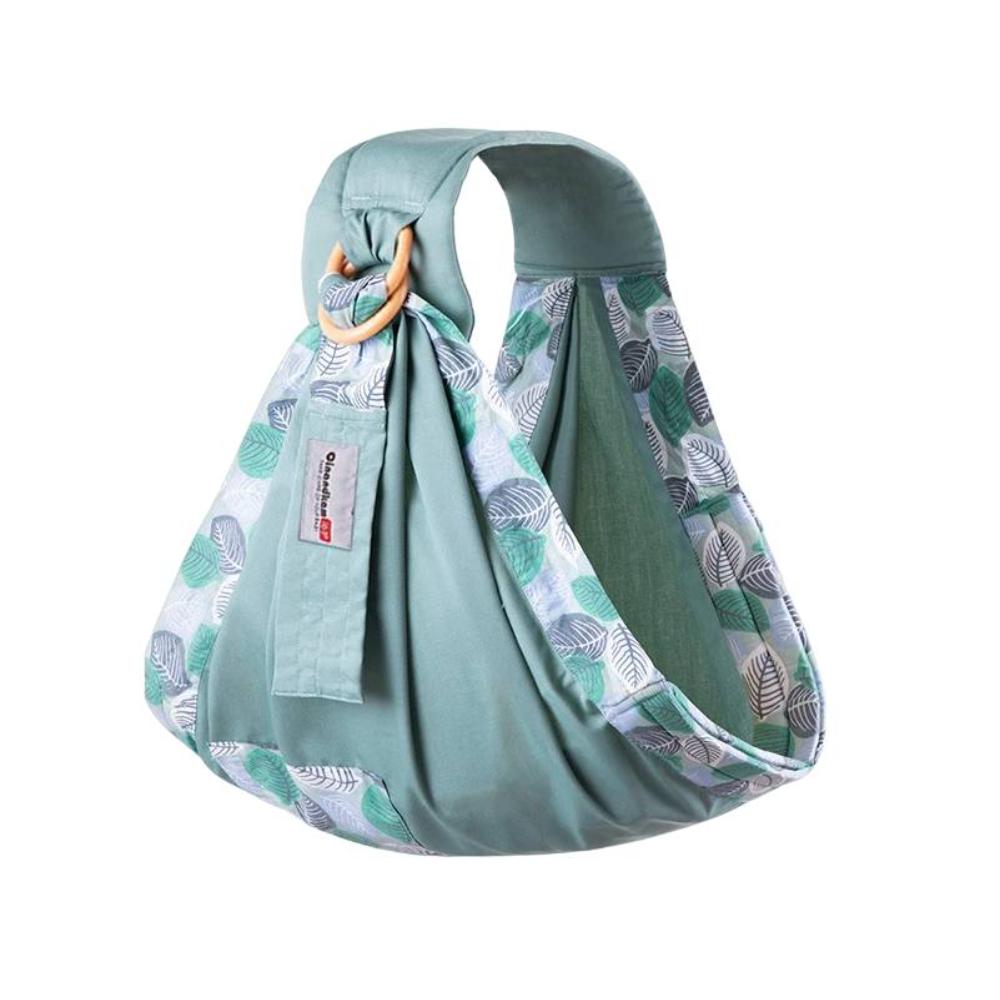 Unisex soft cotton blend baby wrap nursing cover and carrier for hands-free parenting.