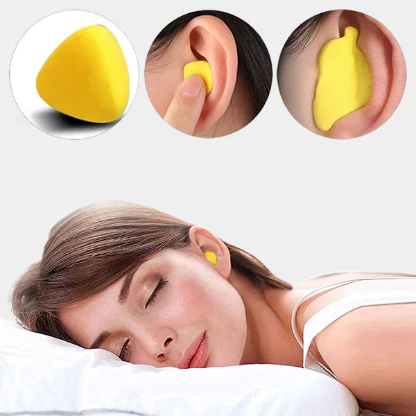 Unisex soundproof earplugs for serene sleep. Ideal for noise reduction at home or while traveling.