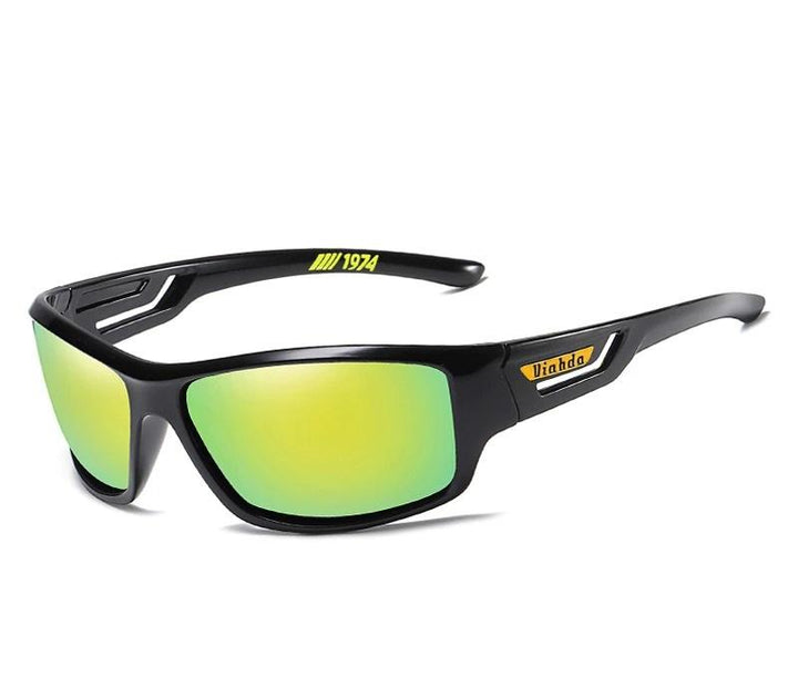 Durable sport sunglasses for men & women, with polarized UV400 anti-glare technology.