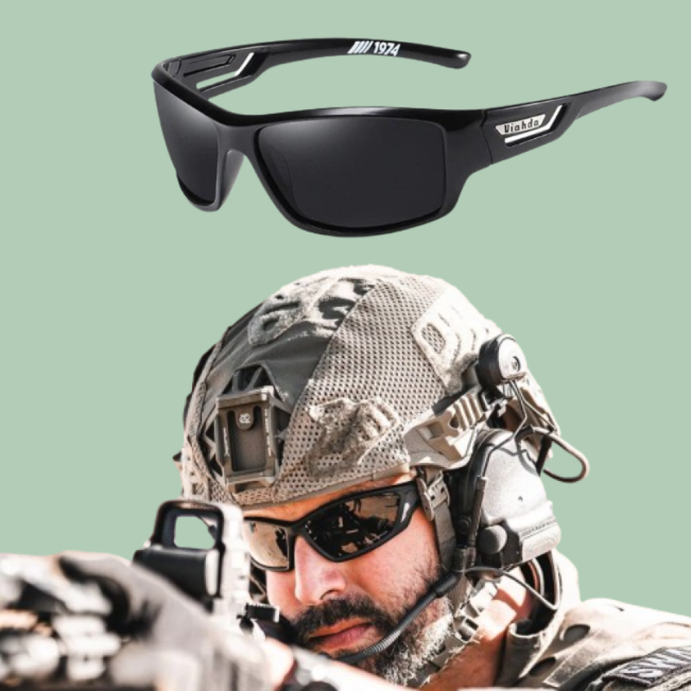 Lightweight UV400 polarized sports sunglasses for cycling, hiking, and fishing.