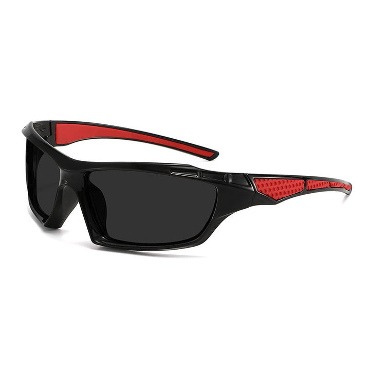 Fishing & boating polarized sunglasses, anti-glare, non-slip, clear vision on water.