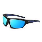 Blue frame, ice blue polarized lenses