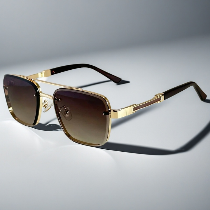 Unisex squared frame summer sunglasses, stylish and protective eyewear.