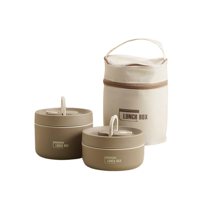 Durable stainless steel lunch box for daily meal prep. A leak-proof, portable kitchen solution for fresh food.