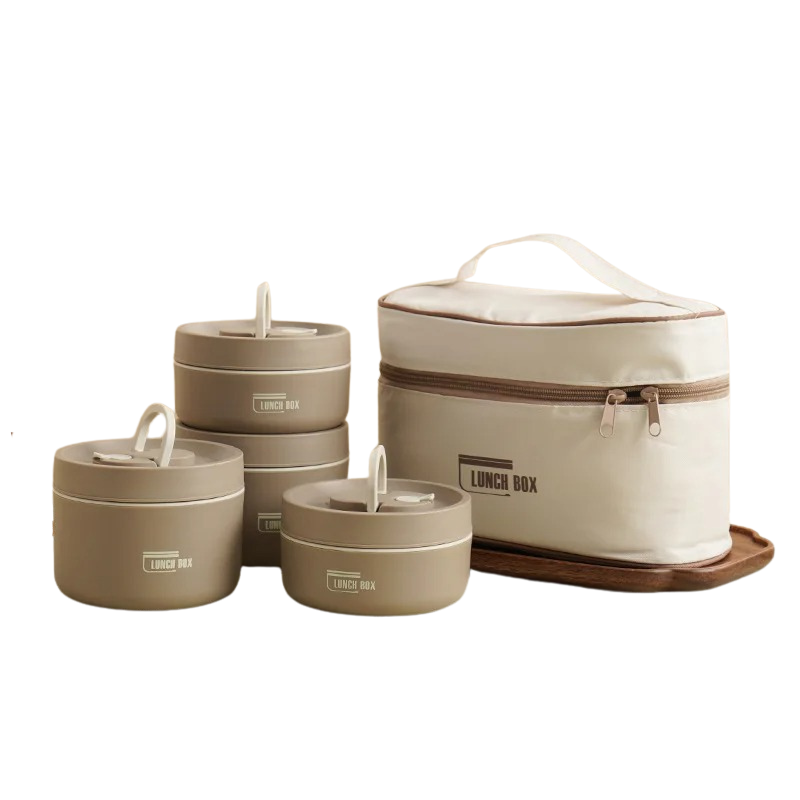 Unisex stainless steel lunch box, perfect for meal prep. Insulated & portable bento box for fresh, healthy food storage.