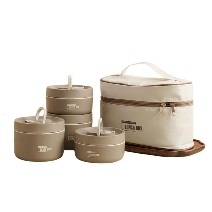 Unisex stainless steel lunch box, perfect for meal prep. Insulated & portable bento box for fresh, healthy food storage.