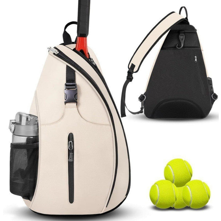 Unisex tennis backpack with dedicated racket compartment, perfect for tennis gear & court accessories.