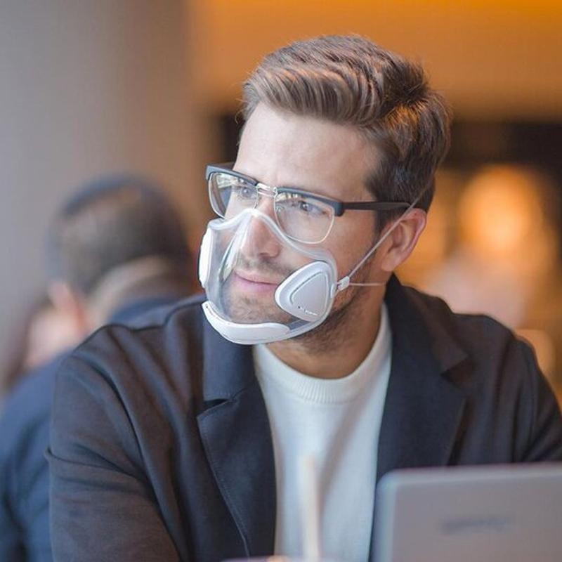 Lightweight unisex reusable face shield, anti-fog for enhanced clarity and comfort.