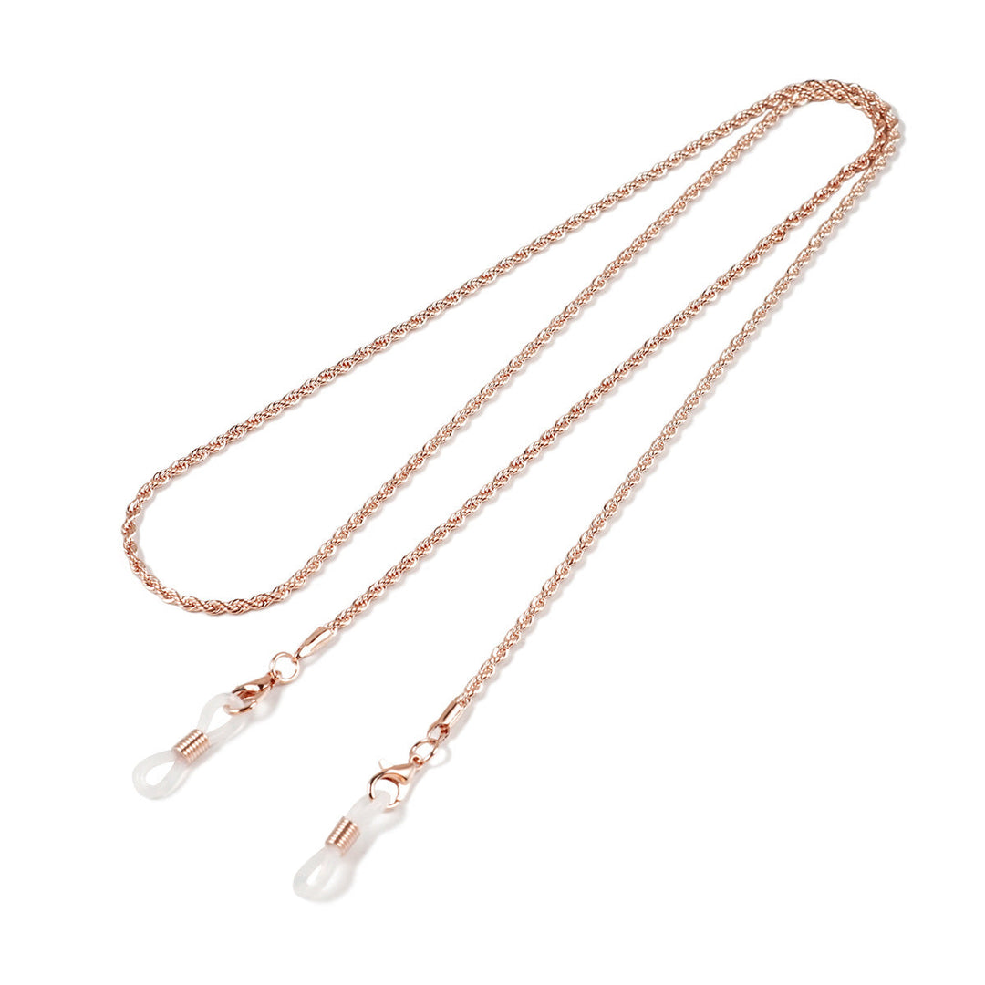 Unisex twisted cable chain, a trendy eyewear holder and glasses strap, perfect fashion accessory.